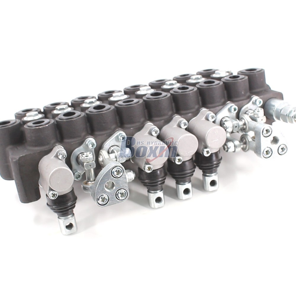 HSW50 Series 8 Spool Hydraulic Monoblock Valve for Mobile Equipment main image